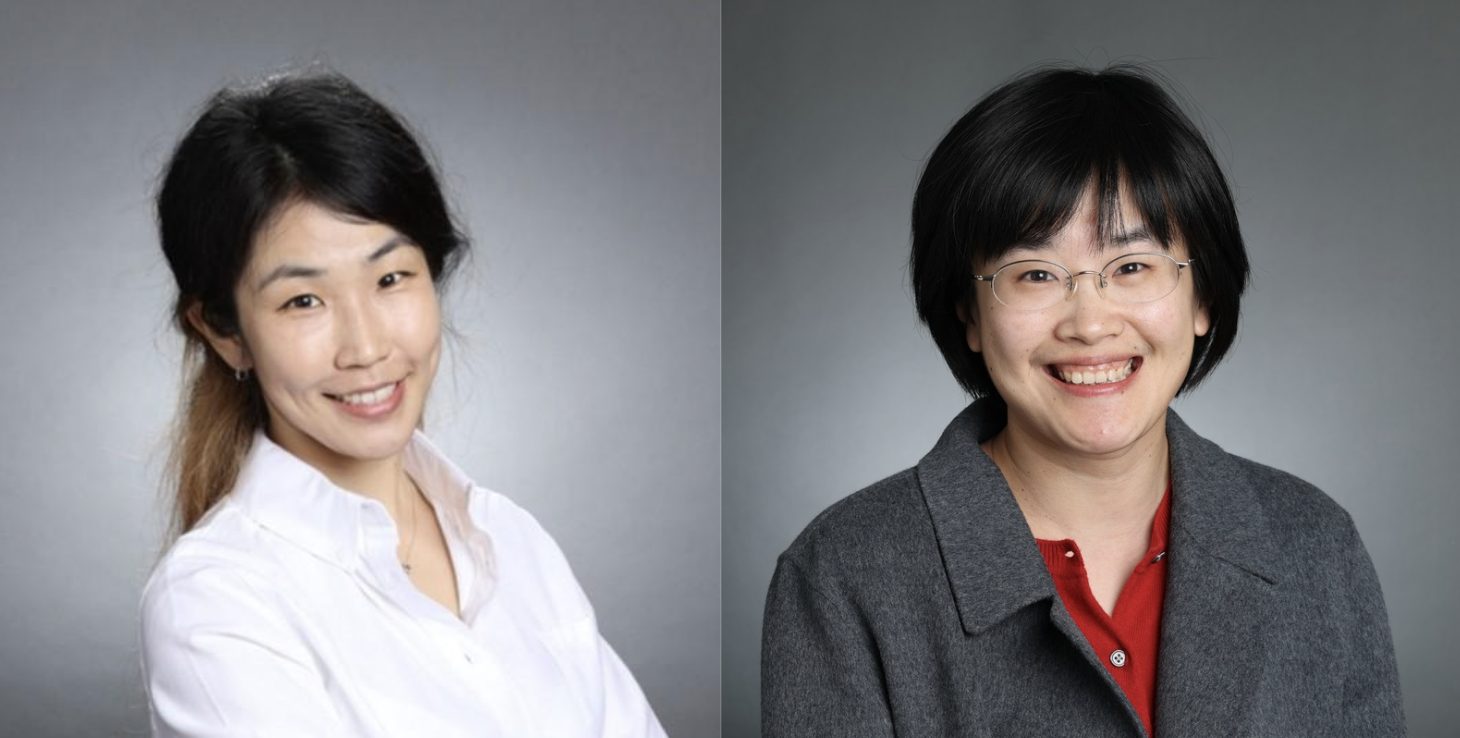 headshot of Won Jung Kim and Xiaochen Luo